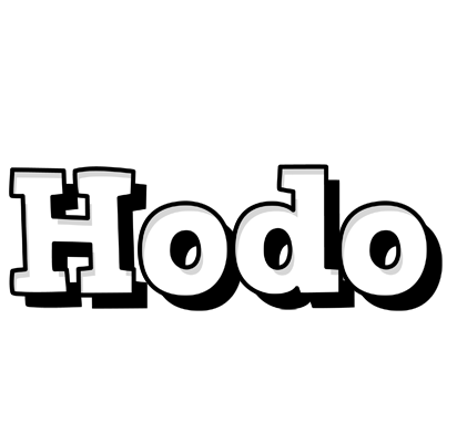 Hodo snowing logo