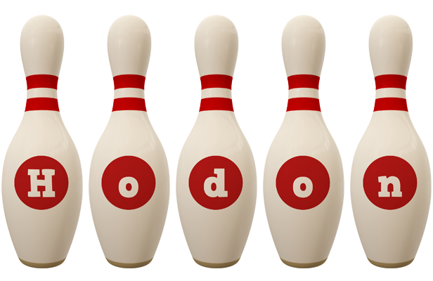 Hodon bowling-pin logo