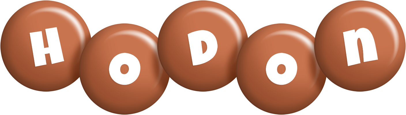 Hodon candy-brown logo