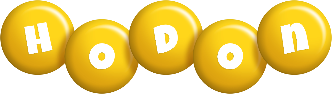 Hodon candy-yellow logo