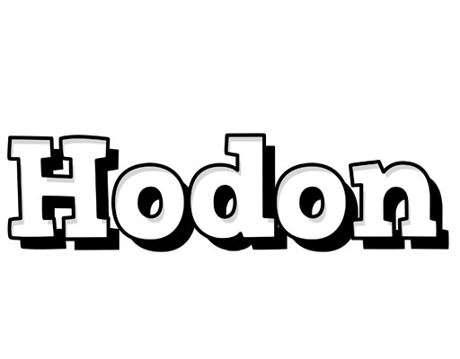 Hodon snowing logo