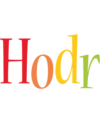 Hodr birthday logo