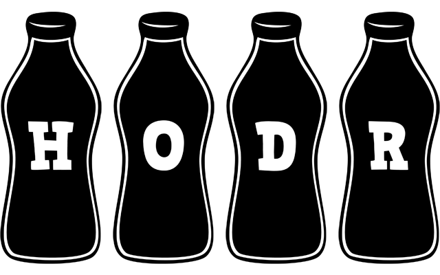 Hodr bottle logo