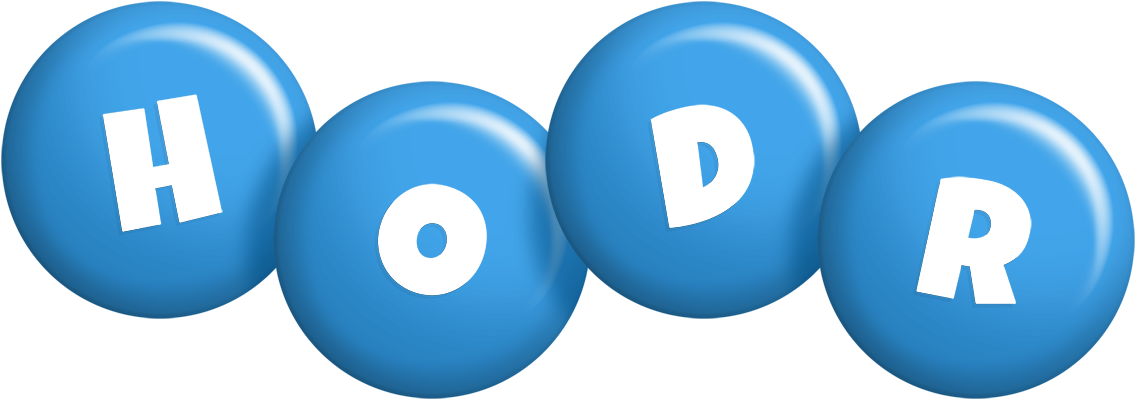 Hodr candy-blue logo