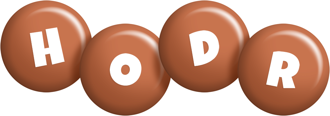 Hodr candy-brown logo