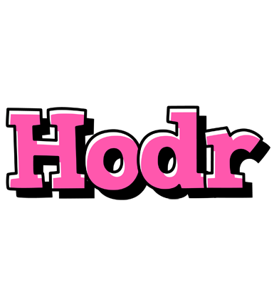 Hodr girlish logo