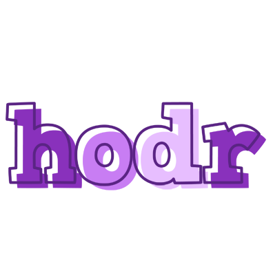 Hodr sensual logo