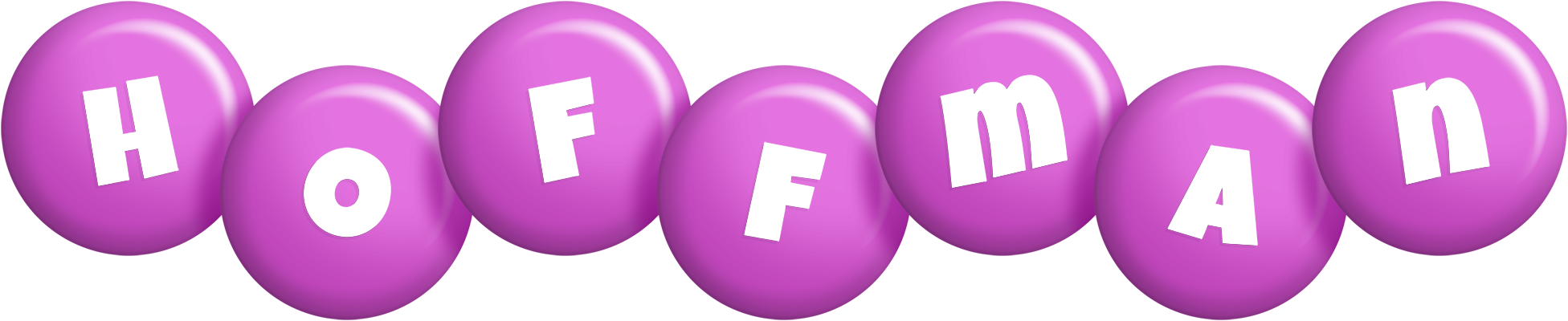 Hoffman candy-purple logo