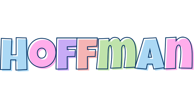 Hoffman pastel logo