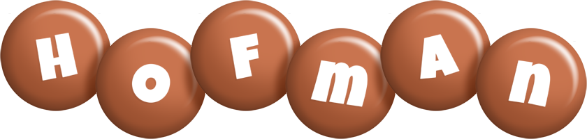 Hofman candy-brown logo