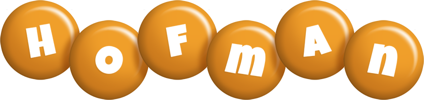 Hofman candy-orange logo