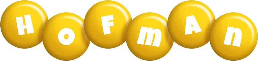 Hofman candy-yellow logo