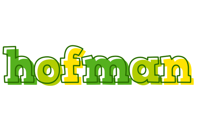 Hofman juice logo