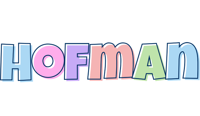 Hofman pastel logo