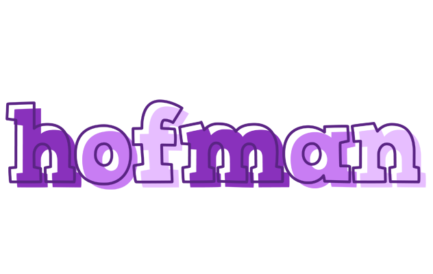 Hofman sensual logo