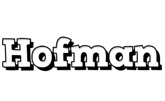 Hofman snowing logo