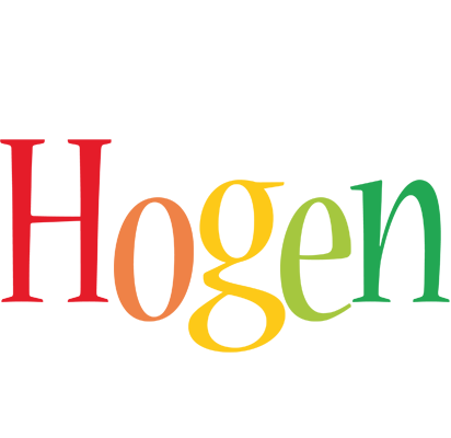 Hogen birthday logo