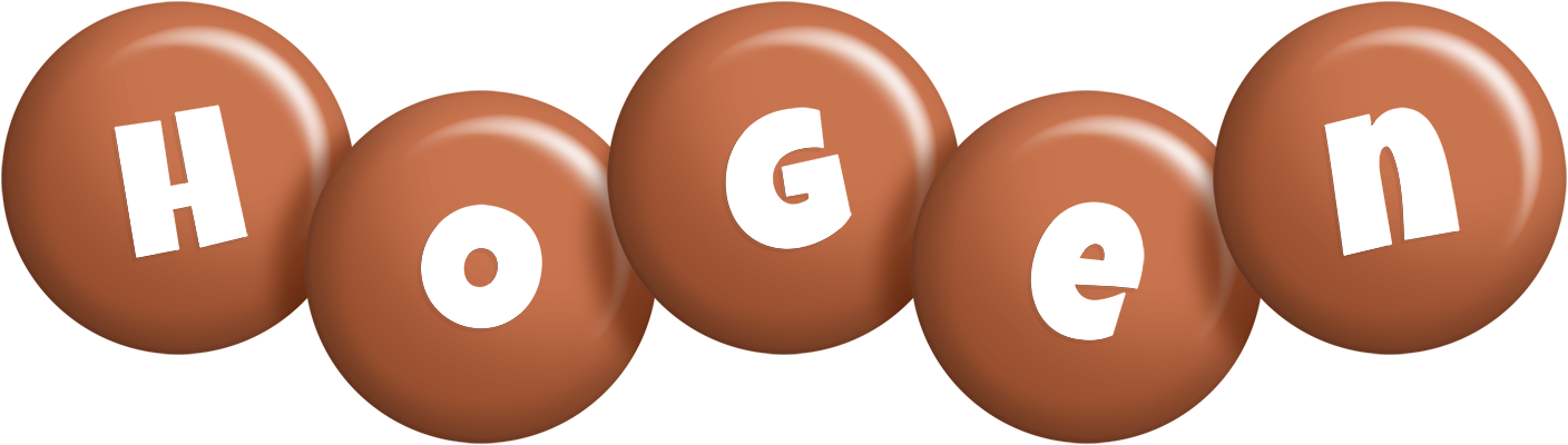 Hogen candy-brown logo