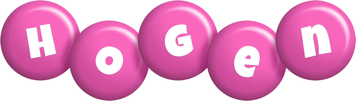 Hogen candy-pink logo
