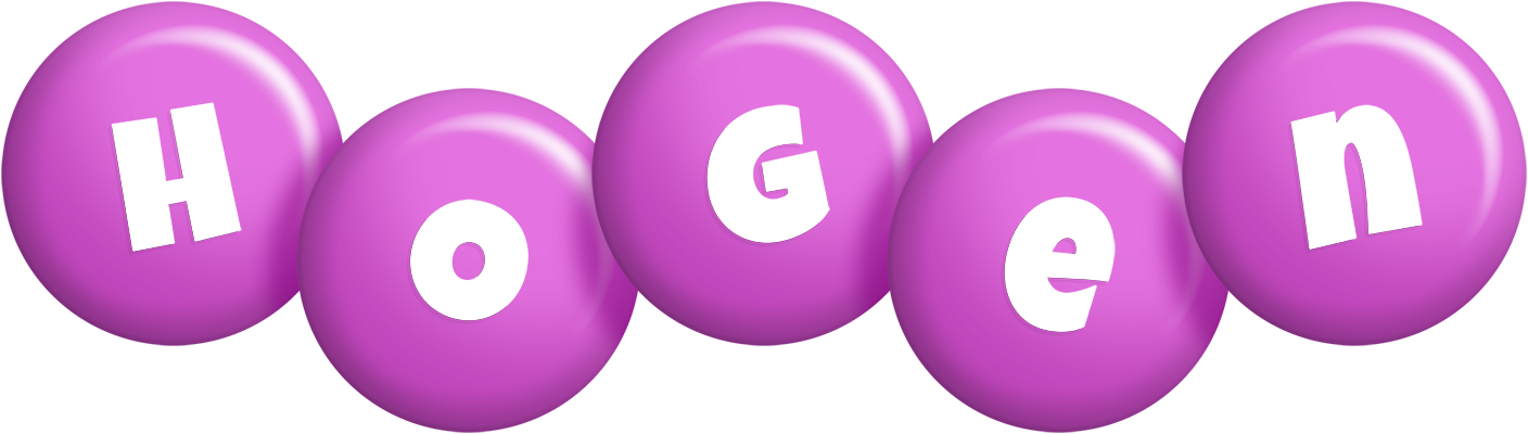 Hogen candy-purple logo