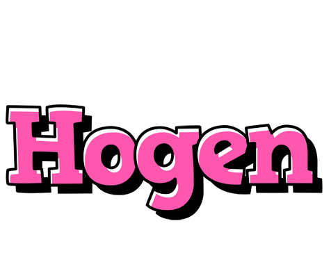 Hogen girlish logo