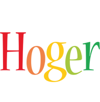 Hoger birthday logo