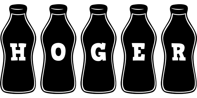 Hoger bottle logo
