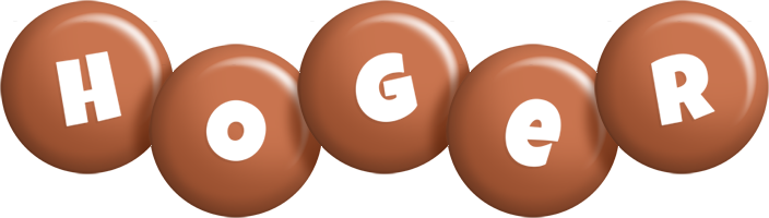 Hoger candy-brown logo