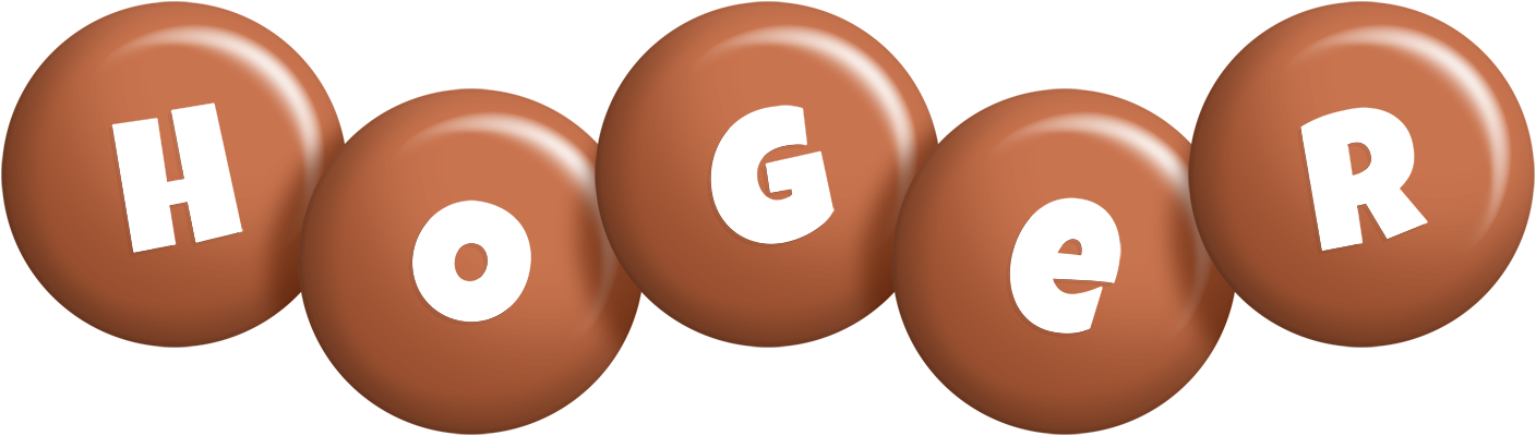 Hoger candy-brown logo