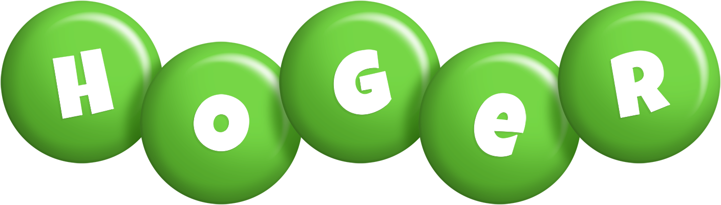 Hoger candy-green logo