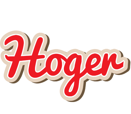Hoger chocolate logo