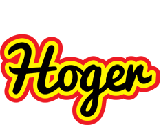 Hoger flaming logo