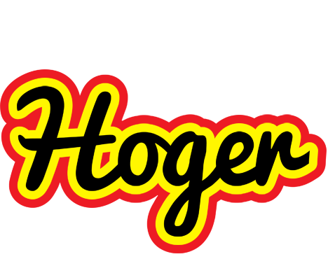 Hoger flaming logo