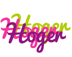 Hoger flowers logo