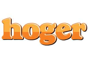 Hoger orange logo