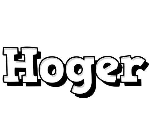 Hoger snowing logo