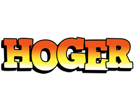 Hoger sunset logo