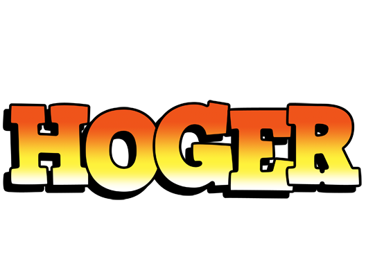 Hoger sunset logo