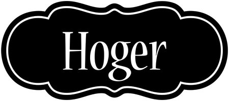 Hoger welcome logo