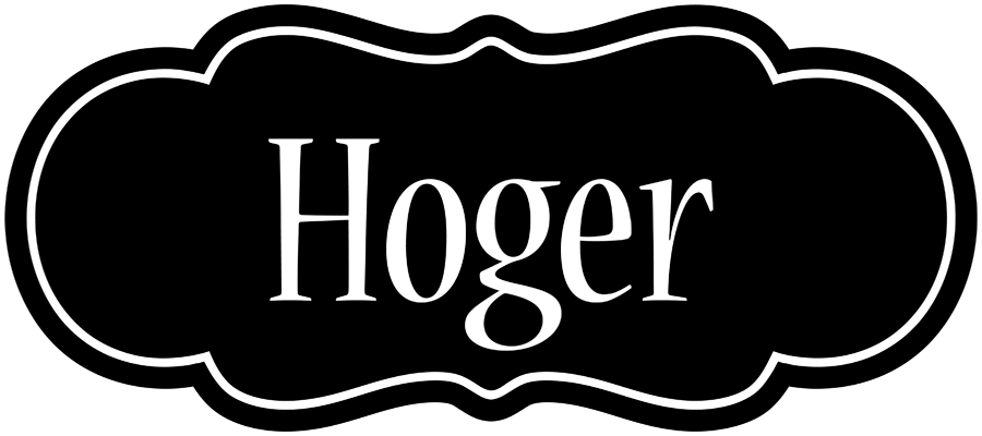 Hoger welcome logo