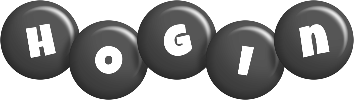 Hogin candy-black logo