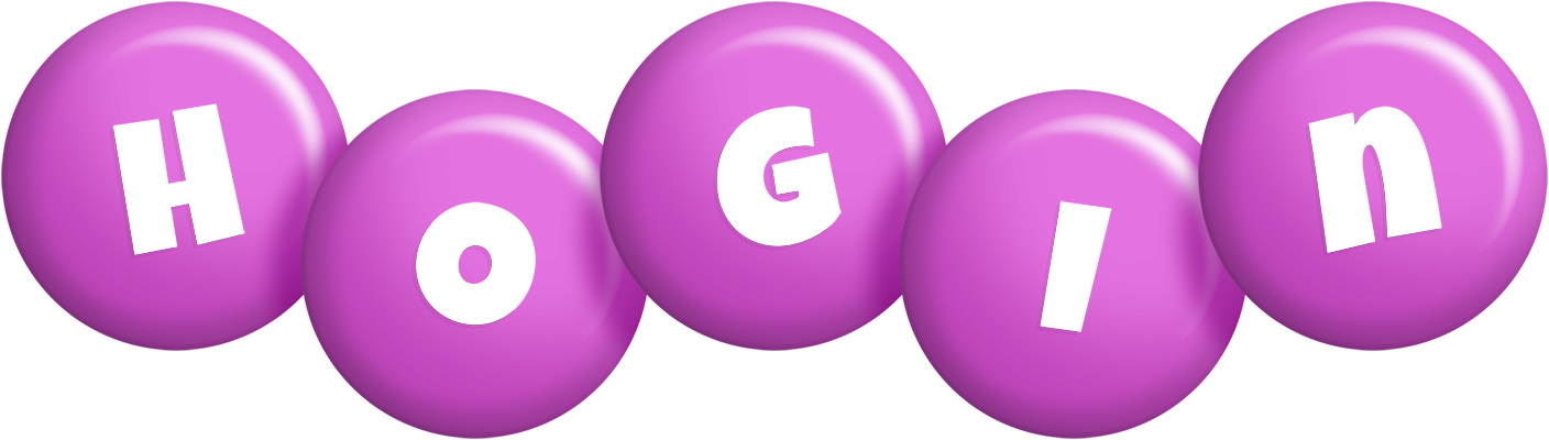 Hogin candy-purple logo