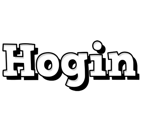 Hogin snowing logo