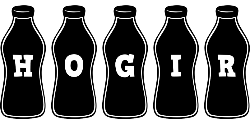 Hogir bottle logo