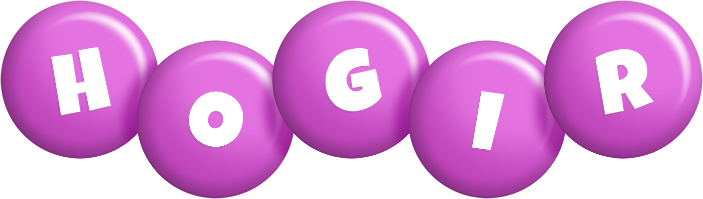 Hogir candy-purple logo