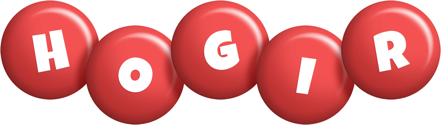Hogir candy-red logo