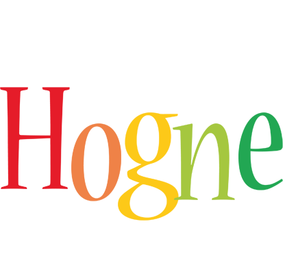 Hogne birthday logo