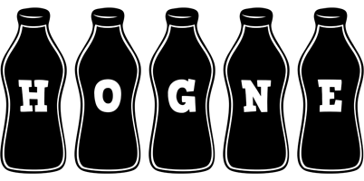 Hogne bottle logo