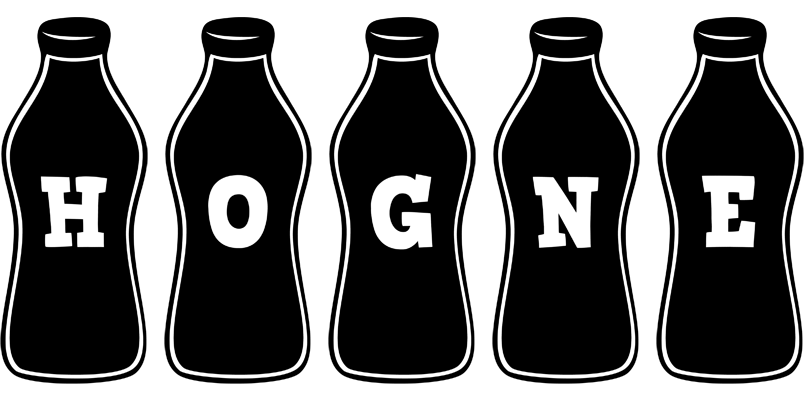 Hogne bottle logo