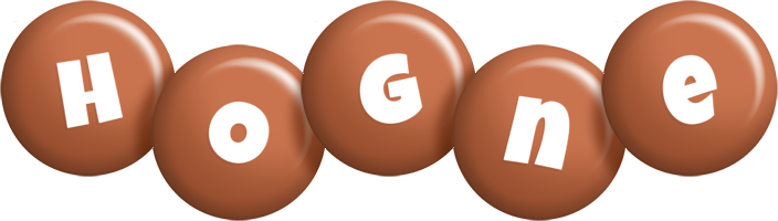 Hogne candy-brown logo